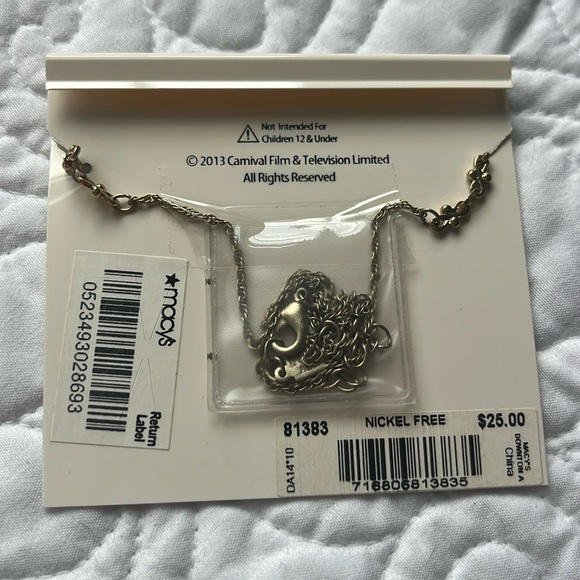 DOWNTOWN ABBEY Crystal Drops Gold Necklace NWT - Picture 6 of 6